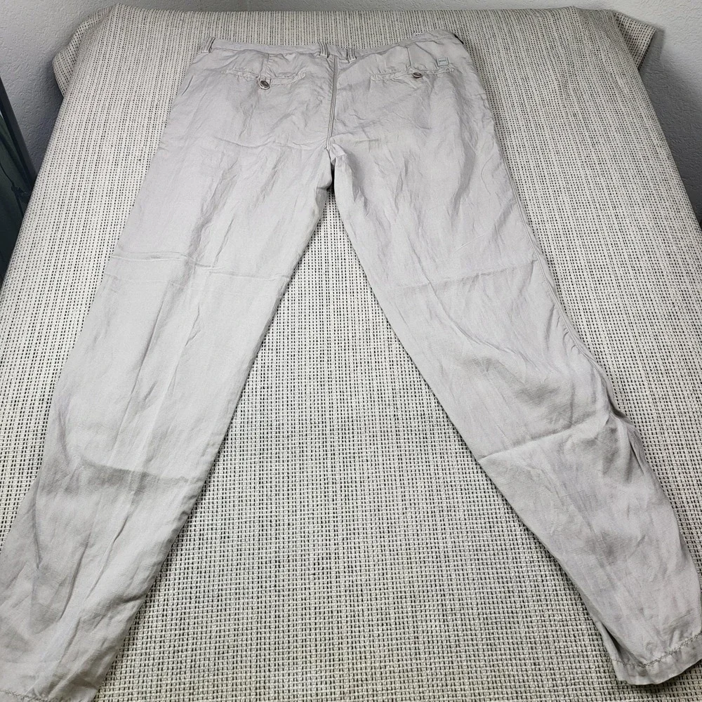 Hugo Boss Pants Mens 36x32 Beige Chino Regular Fit Straight‎ Leg Casual Summer